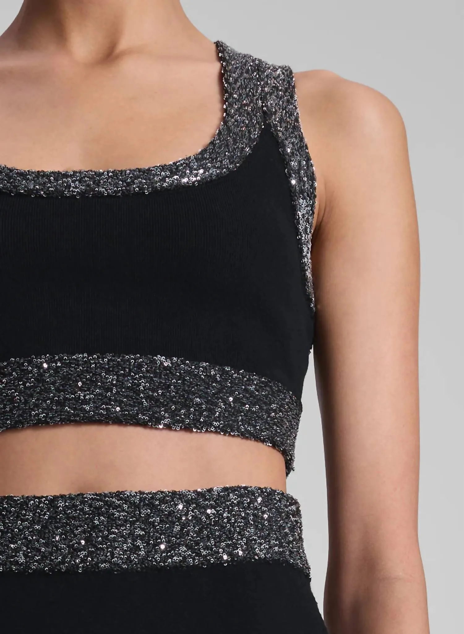 A.L.C. - Elle Sequined Embellished Bra