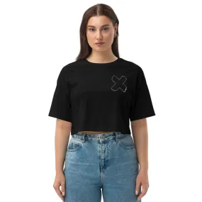 Black-Out Mogul Friday Loose drop shoulder crop top