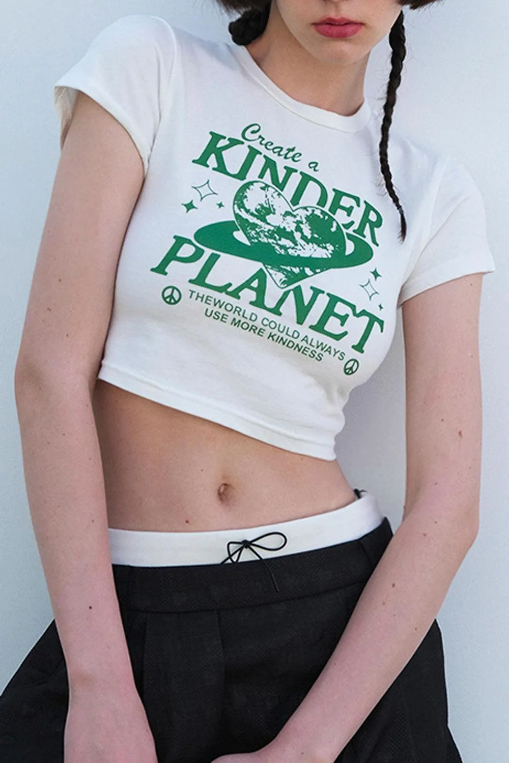Create a Kinder Planet Crop Top