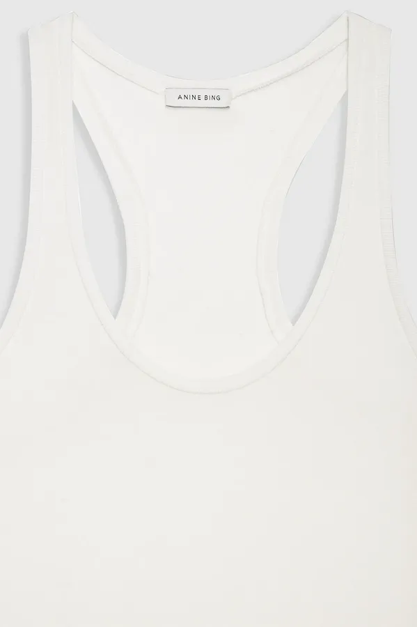 DALE TANK - OFF WHITE CASHMERE BLEND