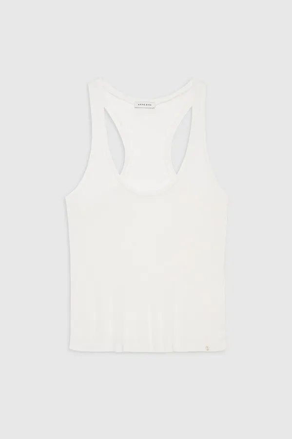 DALE TANK - OFF WHITE CASHMERE BLEND