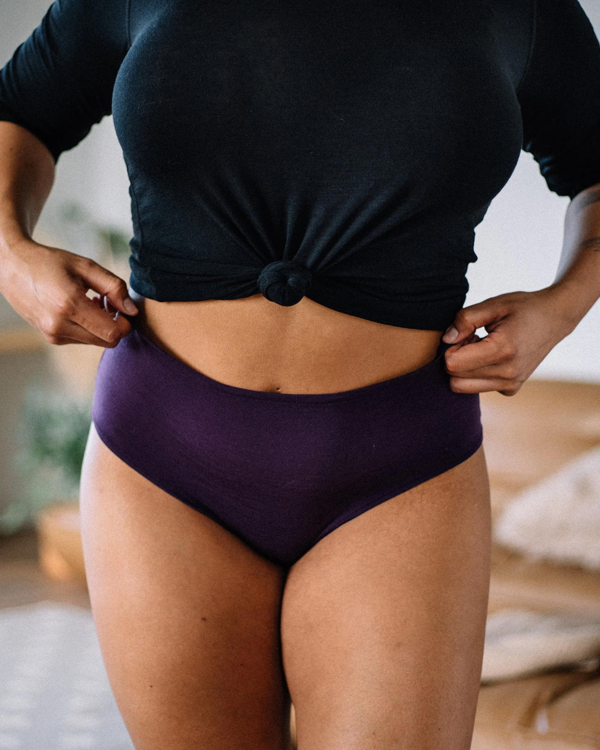 High Waisted Bikini Brief