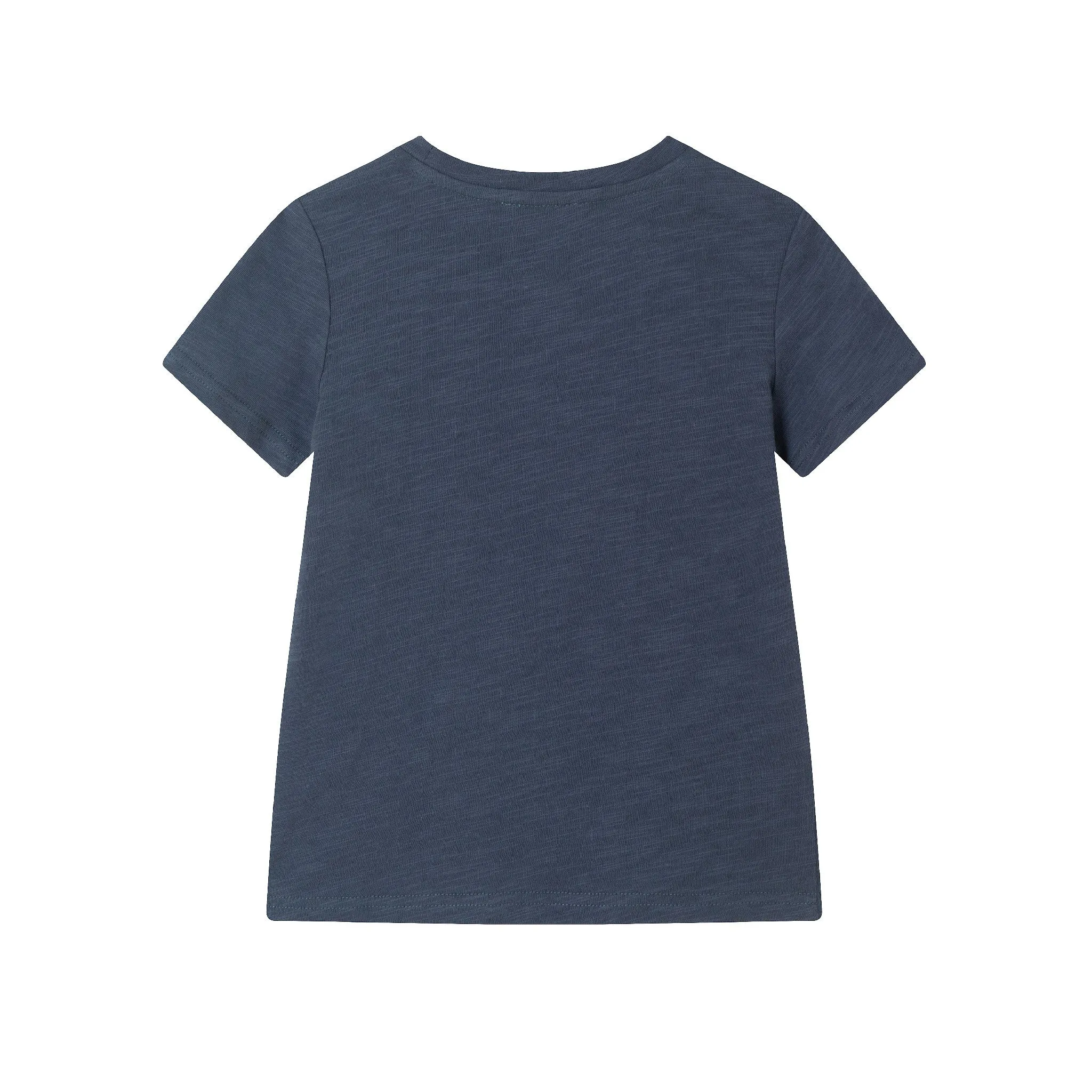 Kids (2-7) Slubbed Pocket Tee | Navy Dino