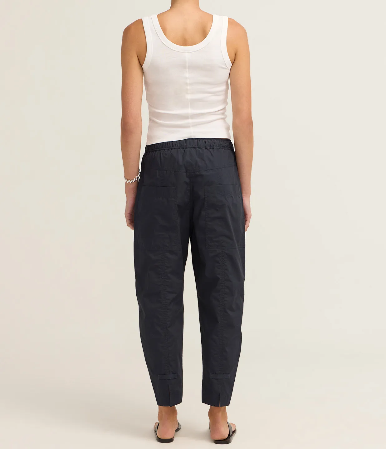 LM Poplin Pant in Navy