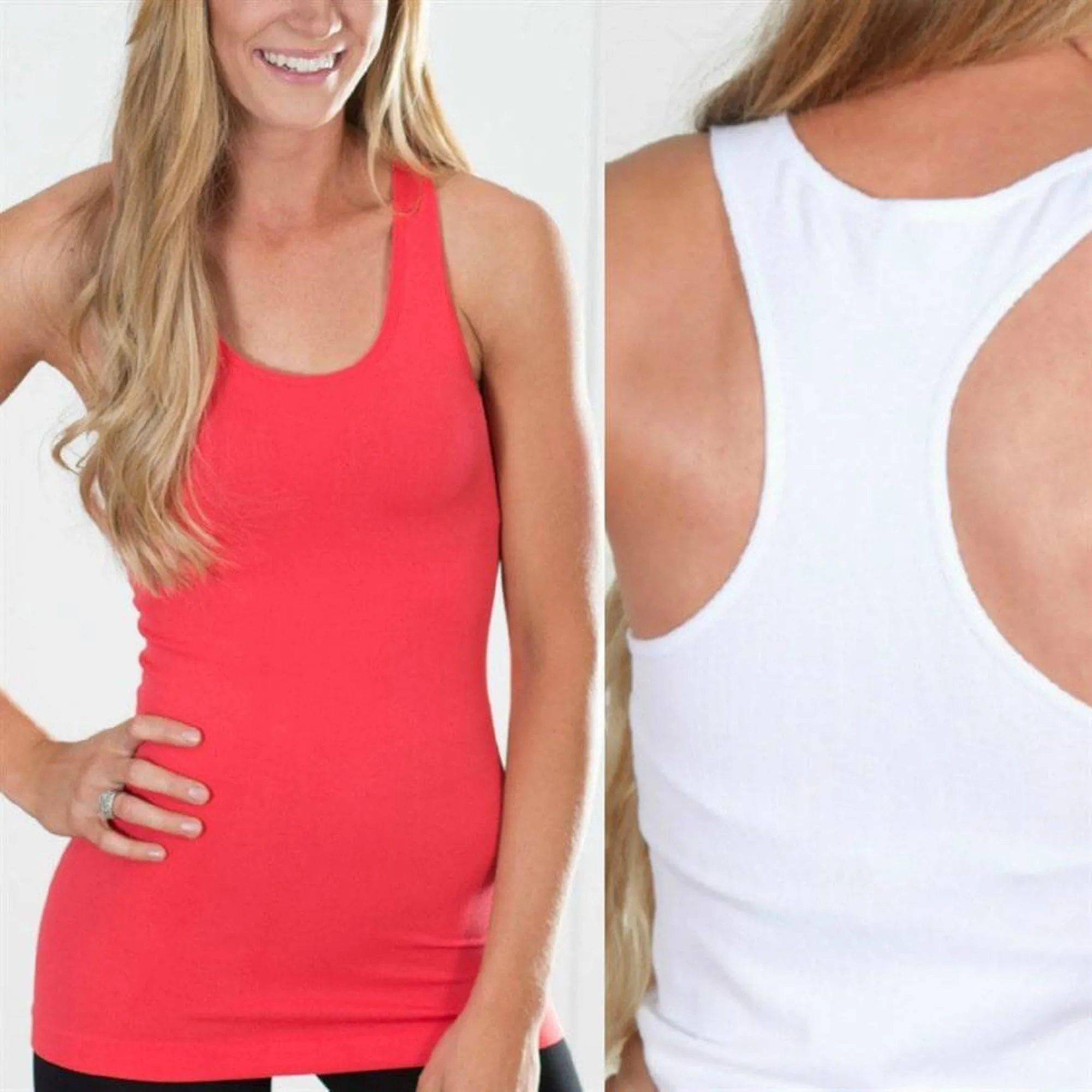 Mid-Length Racerback Tank