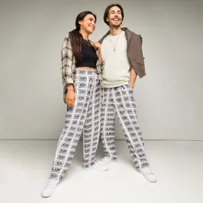 Mix Tape Wide-Leg Unisex Joggers
