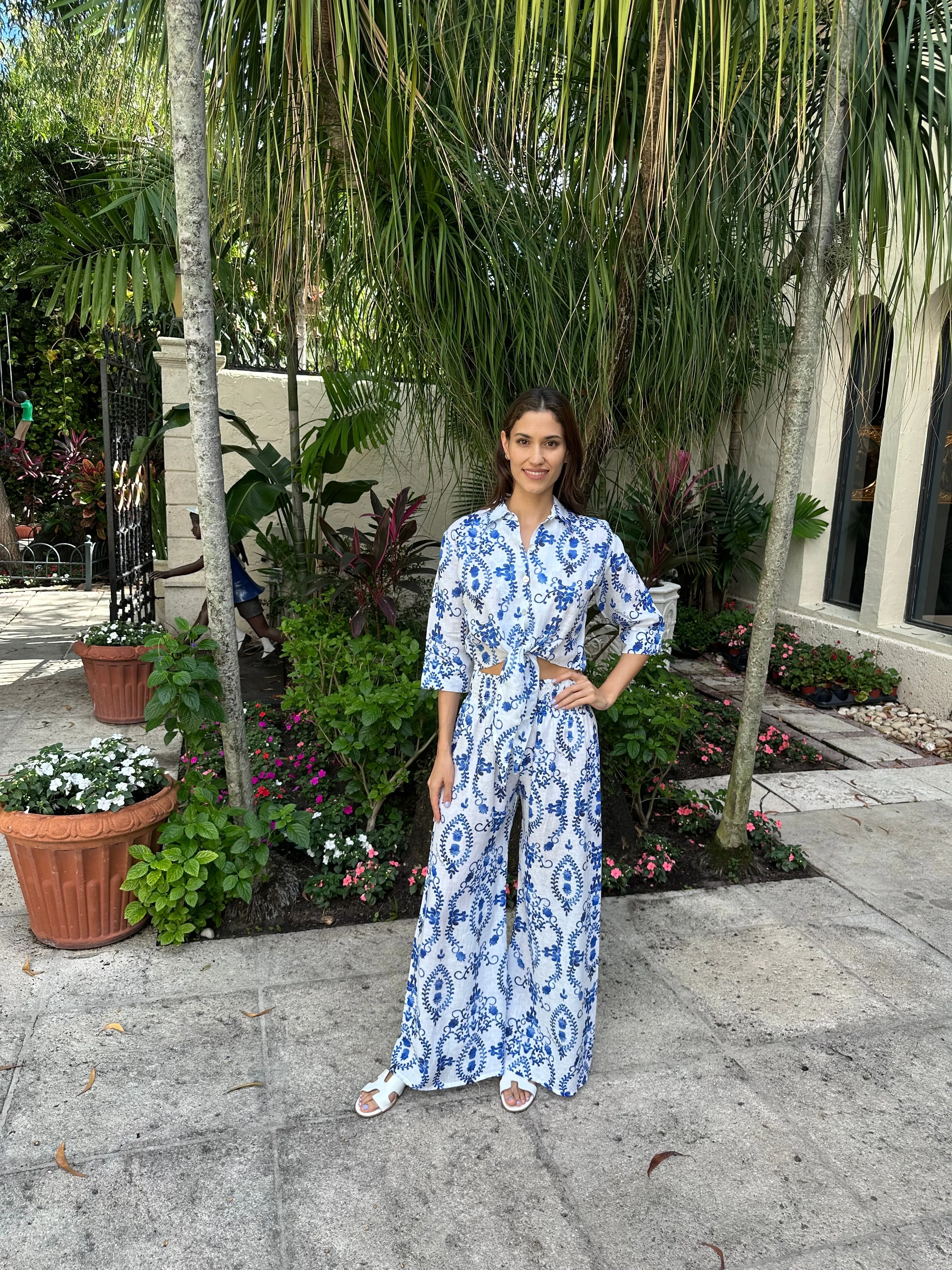 Positano Tania Linen Shirt